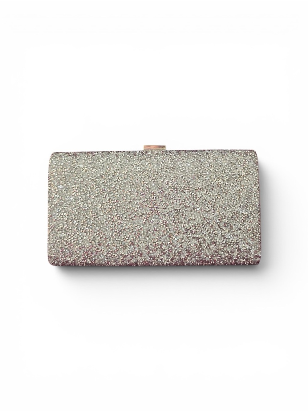 Sparkle Evening Clutch - Glitter Silver
